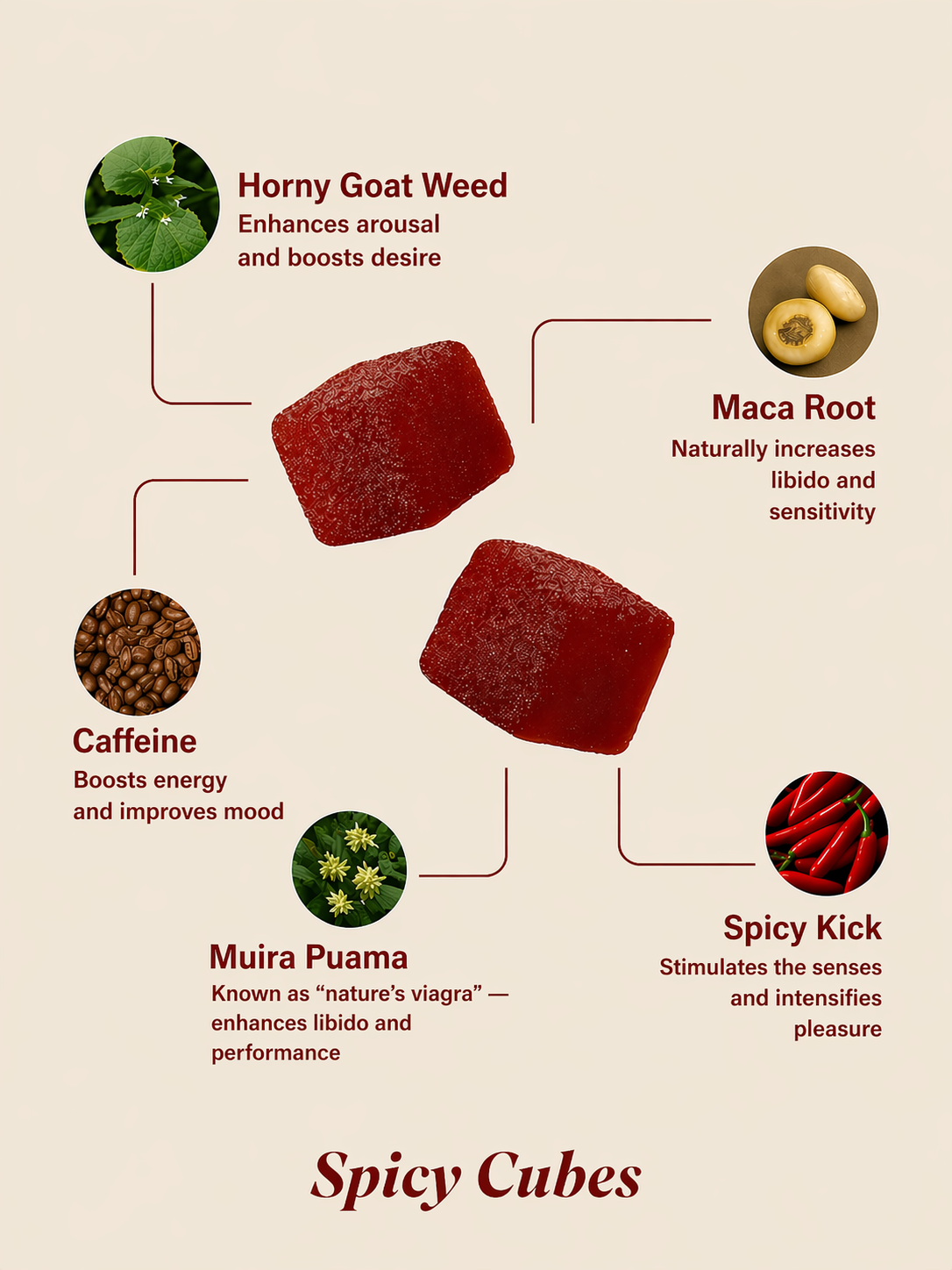 Spicy Cubes – Limited Edition Adult Gummies